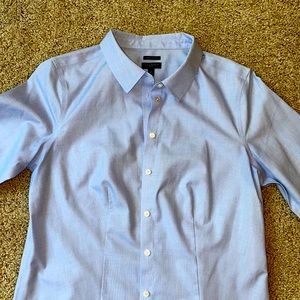 Talbots tapered button down 3/4 sleeve shirt - Women's size 10p